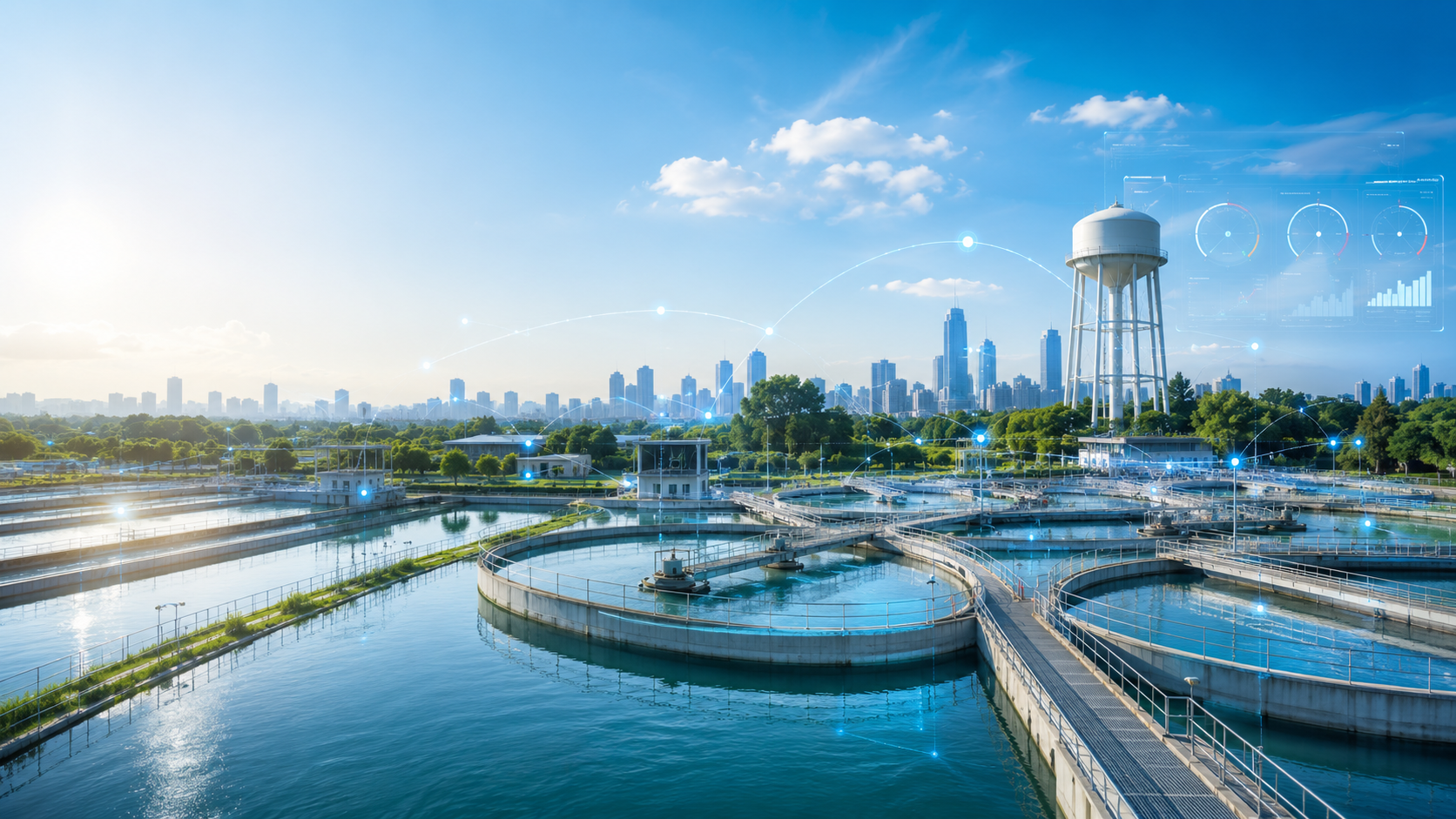 Connected water and wastewater infrastructure